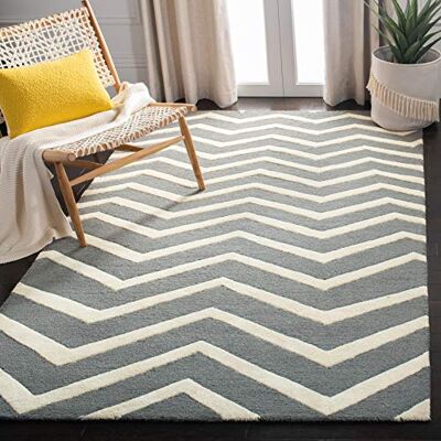 Safavieh - Edie - Gris - 240x150x1.27 cm - Rug - Publicité Safavieh - Edie - Gris - 240x150x1.27 cm - Rug - Publicité