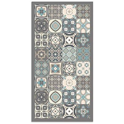 Panorama Bleu Tapis Vinyl 160x230 cm Carrelage vinyle - Publicité Panorama Bleu Tapis Vinyl 160x230 cm Carrelage vinyle - Publicité