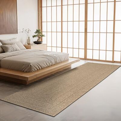 LA TAPIS Kansas Beige - Tapis moderne intérieur et extérieur - Publicité LA TAPIS Kansas Beige - Tapis moderne intérieur et extérieur - Publicité