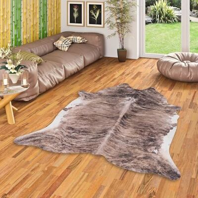 Pergamon - Rinderfell - Kunstfaser - 77x100cm - Tapis - Publicité Pergamon - Rinderfell - Kunstfaser - 77x100cm - Tapis - Publicité