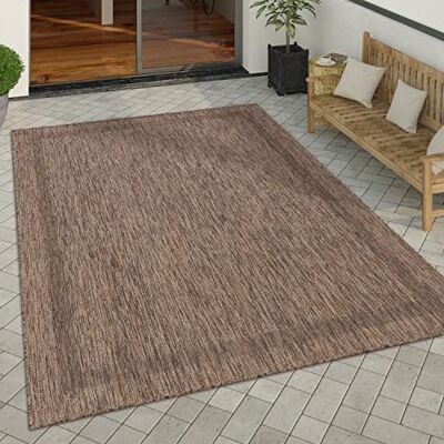 Paco Home Tapis Géométrique Marron pour Extérieur - Tapis d’Extérieur - Publicité Paco Home Tapis Géométrique Marron pour Extérieur - Tapis d’Extérieur - Publicité