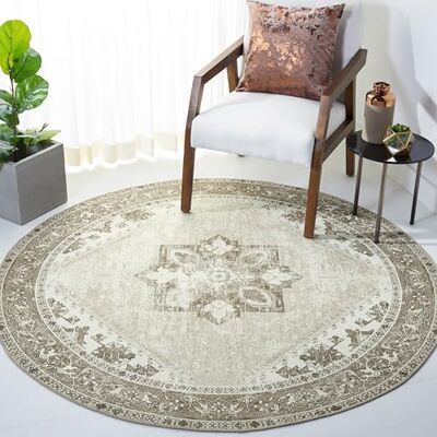Safavieh - Tucson Collection - Salbei/Elfenbein - 120x120 cm - Rug - Publicité Safavieh - Tucson Collection - Salbei/Elfenbein - 120x120 cm - Rug - Publicité
