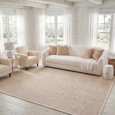Safavieh Sisal Beige 245x305cm - Tapis - Publicité Safavieh Sisal Beige 245x305cm - Tapis - Publicité