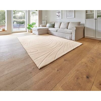 andiamo Tapis Dale Tapis à poils courts avec effet profond pour le salon et la chambre à coucher Tapis tissé à haute densité Doux au toucher 80 x 150 cm Beige - Publicité andiamo Tapis Dale Tapis à poils courts avec effet profond pour le salon et la chambre à coucher Tapis tissé à haute densité Doux au toucher 80 x 150 cm Beige - Publicité