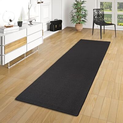 Snapstyle Astra Sisal Nature Tapis Long Couloir Noir 9 Tailles - Publicité Snapstyle Astra Sisal Nature Tapis Long Couloir Noir 9 Tailles - Publicité