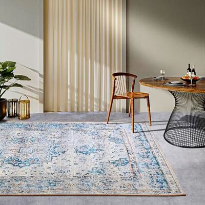 Villeroy & Boch Rene Tapis d'intérieur et d'extérieur Oriental tissé à Plat Design Classique Vintage Certifié Öko-Tex Résistant aux intempéries et aux UV pour Balcon, terrasse, Jardin - - Publicité Villeroy & Boch Rene Tapis d'intérieur et d'extérieur Oriental tissé à Plat Design Classique Vintage Certifié Öko-Tex Résistant aux intempéries et aux UV pour Balcon, terrasse, Jardin - - Publicité