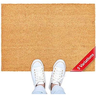 ANRO Paillasson en coco Produit naturel Épaisseur : 17 mm Dimensions : 40 x 80 cm Uni naturel - Publicité ANRO Paillasson en coco Produit naturel Épaisseur : 17 mm Dimensions : 40 x 80 cm Uni naturel - Publicité