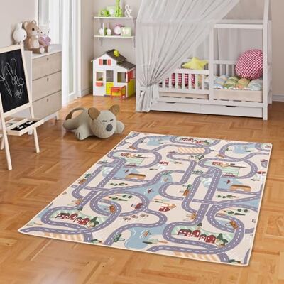 Snapstyle Tapis pour Enfants et Tapis de Jeu Grand Choix de Tapis de Rue Facile d'entretien et résistant pour Les Chambres d'enfants - Publicité Snapstyle Tapis pour Enfants et Tapis de Jeu Grand Choix de Tapis de Rue Facile d'entretien et résistant pour Les Chambres d'enfants - Publicité