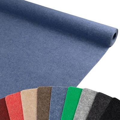 Primaflor - Ideen in Textil Moquette aiguilletée Rips Malta Bleu, 2,00m x 14,00m, Moquette au Mètre Réutilisable Cértifiée avec Résistance au Feu B1 Moquette Foire Stand - Publicité Primaflor - Ideen in Textil Moquette aiguilletée Rips Malta Bleu, 2,00m x 14,00m, Moquette au Mètre Réutilisable Cértifiée avec Résistance au Feu B1 Moquette Foire Stand - Publicité