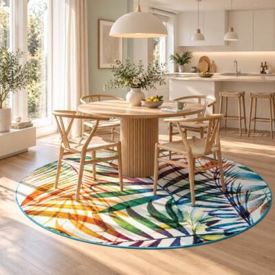 Pergamon - Faro Tropical Zweige - 200 x 200 cm - Tapis - Publicité Pergamon - Faro Tropical Zweige - 200 x 200 cm - Tapis - Publicité