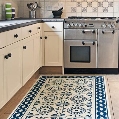 CREARREDA Tapis de Cuisine antidérapant Tile Carpet 50x120 Tapis de Protection de Sol en Vinyle 100% fabriqué en Italie, avec Encre Non Toxique, Ignifuge et résistant à l'eau - Publicité CREARREDA Tapis de Cuisine antidérapant Tile Carpet 50x120 Tapis de Protection de Sol en Vinyle 100% fabriqué en Italie, avec Encre Non Toxique, Ignifuge et résistant à l'eau - Publicité