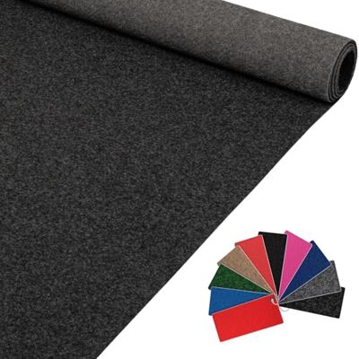 ANRO VIP Alex Tapis de couloir, vendu au mètre, pour mariage, réception, 100 x 100 cm, anthracite - Publicité ANRO VIP Alex Tapis de couloir, vendu au mètre, pour mariage, réception, 100 x 100 cm, anthracite - Publicité