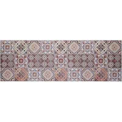 Baroni Home - Maioliche Decor - 60x180 cm - Marron Antique - Tapis vinyle - Publicité Baroni Home - Maioliche Decor - 60x180 cm - Marron Antique - Tapis vinyle - Publicité