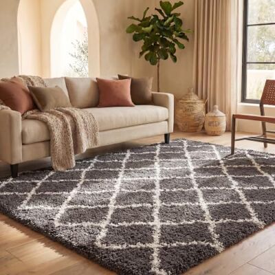 Safavieh Dallas - gris - 270x180 cm - 1.96 cm - tapis - Publicité Safavieh Dallas - gris - 270x180 cm - 1.96 cm - tapis - Publicité