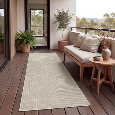Paco Home Tapis Exterieur Terrasse Salon Cuisine Motif Scandinave Motif Boho Uni, Dimension:60x100 cm, Couleur:Crème 6 - Publicité Paco Home Tapis Exterieur Terrasse Salon Cuisine Motif Scandinave Motif Boho Uni, Dimension:60x100 cm, Couleur:Crème 6 - Publicité