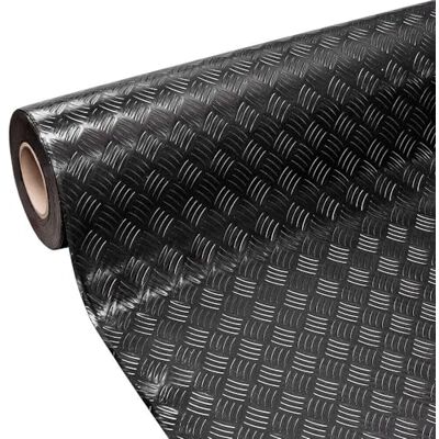 Emmevi Tapis de sol en caoutchouc antidérapant et isolant en tôle dentée Noir 140 x 80 cm - Publicité Emmevi Tapis de sol en caoutchouc antidérapant et isolant en tôle dentée Noir 140 x 80 cm - Publicité