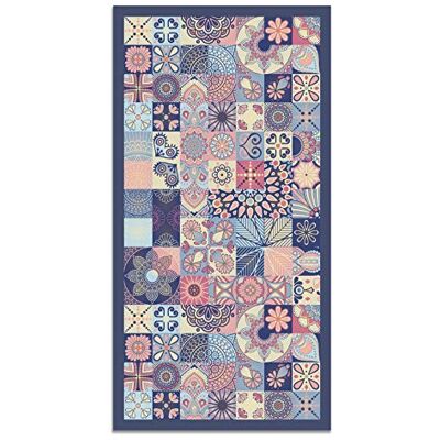 Panorama - Rosa 140x200 - Rose - Tapis vinyle - Publicité Panorama - Rosa 140x200 - Rose - Tapis vinyle - Publicité