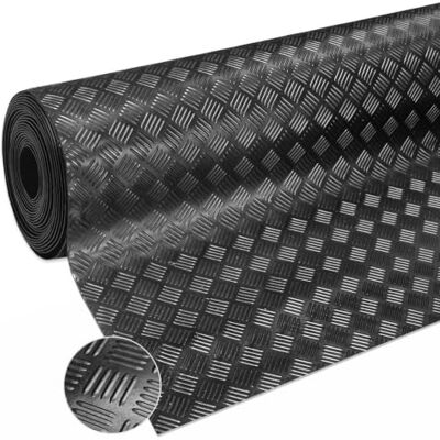 Emmevi Tapis de sol en caoutchouc isolant antidérapant pour tapis de sol, différentes tailles, noir, modèle paillasson en caoutchouc, 120 x 80 cm - Publicité Emmevi Tapis de sol en caoutchouc isolant antidérapant pour tapis de sol, différentes tailles, noir, modèle paillasson en caoutchouc, 120 x 80 cm - Publicité