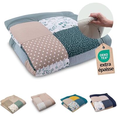 ULLENBOOM Tapis d'Éveil pour Bébé 100x100 cm 100% OEKO-TEX, Épais et Rembourré Idéal pour Jeux, Motricité et Sol Enfant -Eucalyptus - Publicité ULLENBOOM Tapis d'Éveil pour Bébé 100x100 cm 100% OEKO-TEX, Épais et Rembourré Idéal pour Jeux, Motricité et Sol Enfant -Eucalyptus - Publicité
