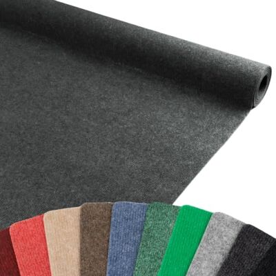 Primaflor - Ideen in Textil Moquette aiguilletée Rips Malta Anthracite, 2,00m x 3,00m, Moquette au Mètre Réutilisable Cértifiée avec Résistance au Feu B1 Moquette Foire Stand - Publicité Primaflor - Ideen in Textil Moquette aiguilletée Rips Malta Anthracite, 2,00m x 3,00m, Moquette au Mètre Réutilisable Cértifiée avec Résistance au Feu B1 Moquette Foire Stand - Publicité