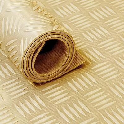 Tapis en caoutchouc beige Vivol - 150cm x 10m - 3mm - Antidérapant & Absorbeur de bruit - Publicité Tapis en caoutchouc beige Vivol - 150cm x 10m - 3mm - Antidérapant & Absorbeur de bruit - Publicité