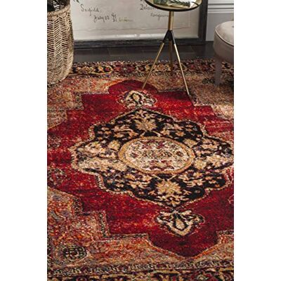 SAFAVIEH Tapis Traditionnel pour Salon, Salle à Manger, Chambre à Coucher Persian Collection à Poils Courts, Rouge et Multicolore, 160 x 229 cm - Publicité SAFAVIEH Tapis Traditionnel pour Salon, Salle à Manger, Chambre à Coucher Persian Collection à Poils Courts, Rouge et Multicolore, 160 x 229 cm - Publicité