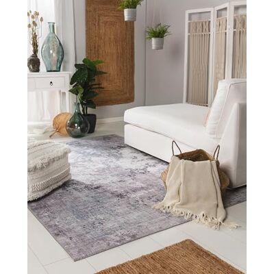 benuta Pop Laury Tapis en Fibre synthétique rectangulaire et Style : Abstrait Facile d'entretien pour Salon, Chambre à Coucher, Gris, 200 x 300 cm - Publicité benuta Pop Laury Tapis en Fibre synthétique rectangulaire et Style : Abstrait Facile d'entretien pour Salon, Chambre à Coucher, Gris, 200 x 300 cm - Publicité