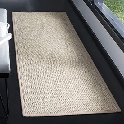 Tapis en Lin et Sisal Safavieh 75x180cm - Tapis - Publicité Tapis en Lin et Sisal Safavieh 75x180cm - Tapis - Publicité
