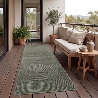 Paco Home Tapis Exterieur Terrasse Salon Cuisine Motif Scandinave Motif Boho Uni, Dimension:60x100 cm, Couleur:Vert 2 - Publicité Paco Home Tapis Exterieur Terrasse Salon Cuisine Motif Scandinave Motif Boho Uni, Dimension:60x100 cm, Couleur:Vert 2 - Publicité