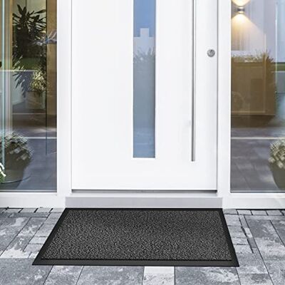 casa pura Tapis d'entrée Sky Anthracite-Noir,Paillasson Absorbant Lavable en Machine à Laver et Anti-poussière,Dos en TPE Durable et antidérapant,Passe sous la Porte 7 mm d'épaisseur 60x180 cm - Publicité casa pura Tapis d'entrée Sky Anthracite-Noir,Paillasson Absorbant Lavable en Machine à Laver et Anti-poussière,Dos en TPE Durable et antidérapant,Passe sous la Porte 7 mm d'épaisseur 60x180 cm - Publicité