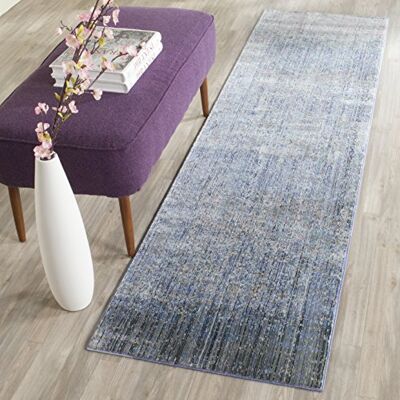 Safavieh - Lulu - Bleu - 240x68x0.64 cm - Tapis - Publicité Safavieh - Lulu - Bleu - 240x68x0.64 cm - Tapis - Publicité
