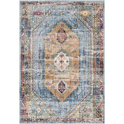 Safavieh - Marlie - Bleu - 150x90 cm - Tapis - Publicité Safavieh - Marlie - Bleu - 150x90 cm - Tapis - Publicité