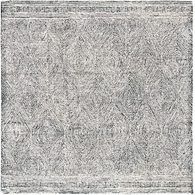 Safavieh Tapis en laine Ivory/Charcoal 120x120 - Tapis - Publicité Safavieh Tapis en laine Ivory/Charcoal 120x120 - Tapis - Publicité