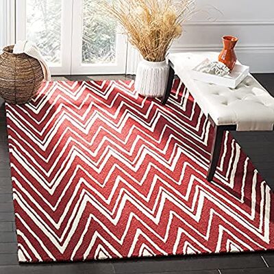 Safavieh Luca - rouge - 180x120 cm - laine - Tapis - Publicité Safavieh Luca - rouge - 180x120 cm - laine - Tapis - Publicité