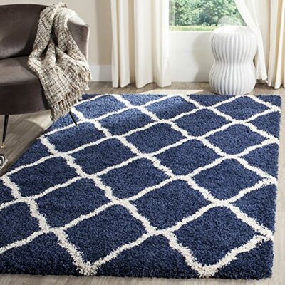 Safavieh - Kate - Bleu - 152x91x5 cm - Tapis - Publicité Safavieh - Kate - Bleu - 152x91x5 cm - Tapis - Publicité