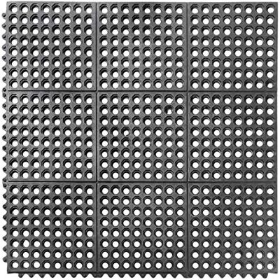 ANRO Tapis en caoutchouc Nid d'abeille avec motif perforé Dimensions : 90 x 90 cm Hauteur : 14 mm Pour l'intérieur et l'extérieur - Publicité ANRO Tapis en caoutchouc Nid d'abeille avec motif perforé Dimensions : 90 x 90 cm Hauteur : 14 mm Pour l'intérieur et l'extérieur - Publicité