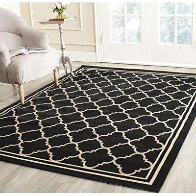 Tapis Safavieh Beige/Noir pour Intérieur/Extérieur - Tapis - Publicité Tapis Safavieh Beige/Noir pour Intérieur/Extérieur - Tapis - Publicité