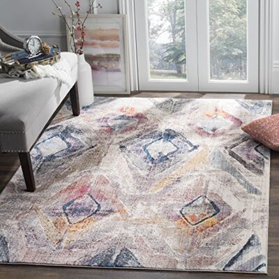 Farrah Lavande et Gris clair 155x229cm Tapis - Tapis - Publicité Farrah Lavande et Gris clair 155x229cm Tapis - Tapis - Publicité