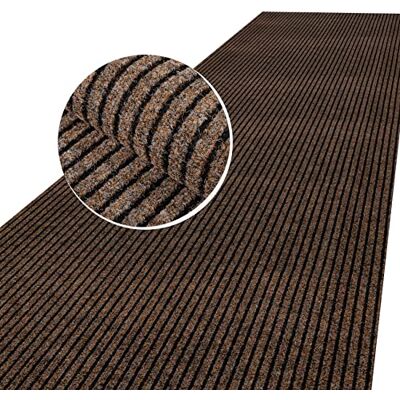 ANRO Tapis anti-salissures au mètre Antidérapant et découpable Pour l'extérieur et l'intérieur Pour couloir, commerce, bureau, restauration, cave, Mischa 300 x 80 cm Marron - Publicité ANRO Tapis anti-salissures au mètre Antidérapant et découpable Pour l'extérieur et l'intérieur Pour couloir, commerce, bureau, restauration, cave, Mischa 300 x 80 cm Marron - Publicité