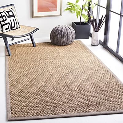 Tapis sisal marine/gris Safavieh 150x245 - Tapis - Publicité Tapis sisal marine/gris Safavieh 150x245 - Tapis - Publicité