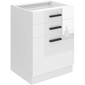 B BELINI GROUP BELINI Meuble Bas Sans Plan de Travail SDSZ Taille: 51,6 x 60 x 82 cm 2 Tiroirs, 1 Porte Couleur : Blanc Très Brillant Pour Cuisine - Publicité B BELINI GROUP BELINI Meuble Bas Sans Plan de Travail SDSZ Taille: 51,6 x 60 x 82 cm 2 Tiroirs, 1 Porte Couleur : Blanc Très Brillant Pour Cuisine - Publicité