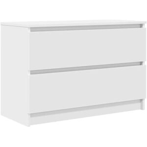 vidaXL Meuble TV blanc 80x35x54 cm bois d'ingénierie, banc tv, meuble hifi, centre de divertissement, buffet tv, meuble multimédia, console tv - Publicité vidaXL Meuble TV blanc 80x35x54 cm bois d'ingénierie, banc tv, meuble hifi, centre de divertissement, buffet tv, meuble multimédia, console tv - Publicité