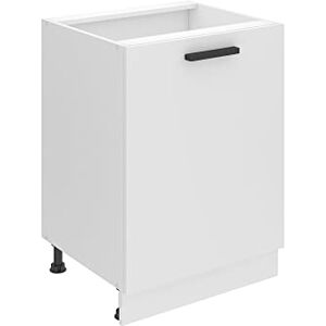 B BELINI GROUP BELINI Meuble de Cuisine Bas sans Plan de Travail Taille: 51,6 x 60 x 82 cm Petit Meuble 1 Porte Blanc Mat - Publicité B BELINI GROUP BELINI Meuble de Cuisine Bas sans Plan de Travail Taille: 51,6 x 60 x 82 cm Petit Meuble 1 Porte Blanc Mat - Publicité