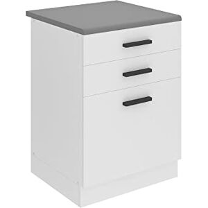 B BELINI GROUP BELINI Meuble de Cuisine Bas avec Plan de Travail Taille: 51,6 x 60 x 85 cm Petit Meuble de Cuisine 2 Tiroirs, 1 Porte Couleur : Blanc Mat - Publicité B BELINI GROUP BELINI Meuble de Cuisine Bas avec Plan de Travail Taille: 51,6 x 60 x 85 cm Petit Meuble de Cuisine 2 Tiroirs, 1 Porte Couleur : Blanc Mat - Publicité