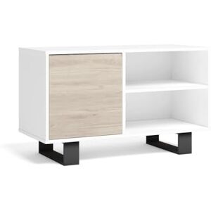 SKRAUT HOME - Wind - Structure blanche - Porte chêne - TV Unit - Publicité SKRAUT HOME - Wind - Structure blanche - Porte chêne - TV Unit - Publicité