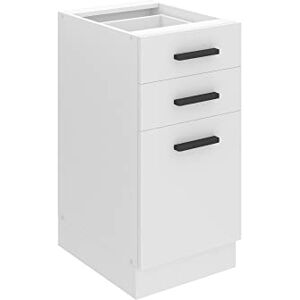 B BELINI GROUP BELINI Meuble Bas sans Plan de Travail SDSZ Cuisine 51,6 x 40 x 82 cm 2 Tiroirs, 1 Porte Blanc Mat - Publicité B BELINI GROUP BELINI Meuble Bas sans Plan de Travail SDSZ Cuisine 51,6 x 40 x 82 cm 2 Tiroirs, 1 Porte Blanc Mat - Publicité