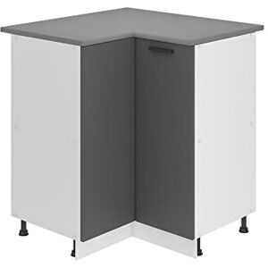 B BELINI GROUP BELINI Meuble Bas avec Plan de Travail SNP I Cuisine 90 x 90 x 85 cm I Angle 1 Porte I Couleur : Argent Mat - Publicité B BELINI GROUP BELINI Meuble Bas avec Plan de Travail SNP I Cuisine 90 x 90 x 85 cm I Angle 1 Porte I Couleur : Argent Mat - Publicité