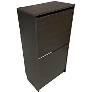 Ikea BISSA Armoire à chaussures marron 2 compartiments - Publicité Ikea BISSA Armoire à chaussures marron 2 compartiments - Publicité