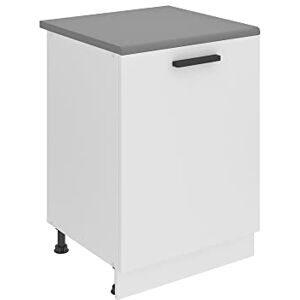 B BELINI GROUP BELINI Meuble Bas avec Plan de Travail SD I Cuisine 51,6 x 60 x 85 cm I Petit Meuble 1 Porte I Blanc Mat - Publicité B BELINI GROUP BELINI Meuble Bas avec Plan de Travail SD I Cuisine 51,6 x 60 x 85 cm I Petit Meuble 1 Porte I Blanc Mat - Publicité