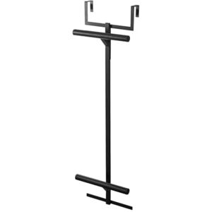 YAMAZAKI Home Tower Sac à dos à suspendre au-dessus de la porte pour placard ou chambre à coucher, support de rangement en métal à deux niveaux, installation facile – Acier - Publicité YAMAZAKI Home Tower Sac à dos à suspendre au-dessus de la porte pour placard ou chambre à coucher, support de rangement en métal à deux niveaux, installation facile – Acier - Publicité